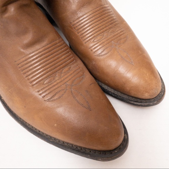 TONY LAMA Men’s Stallion 7901 Cowboy Boots Brown Size 11.5 - Picture 8 of 15